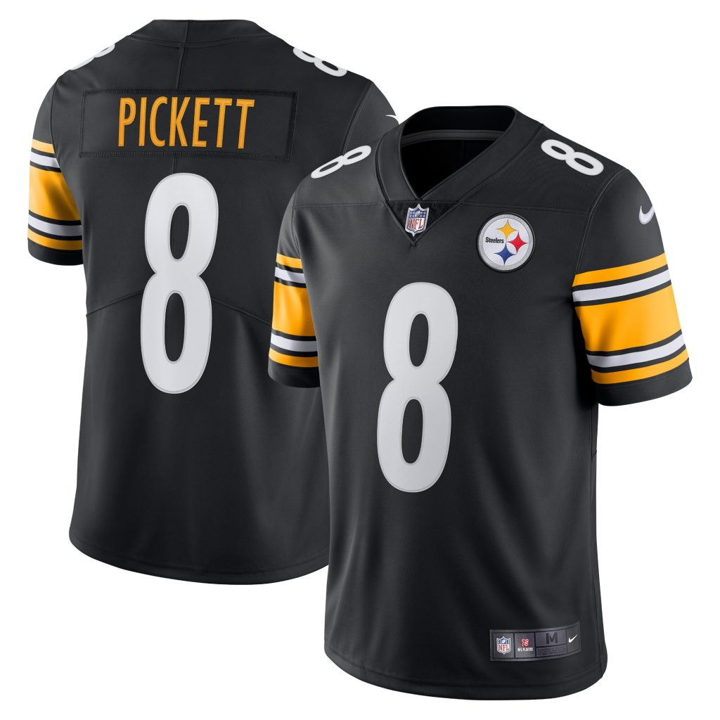 Men's Pittsburgh Steelers Kenny Pickett Nike Black Vapor Limited Jersey
