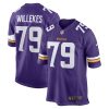 Men's Minnesota Vikings Kenny Willekes Nike Purple Game Jersey