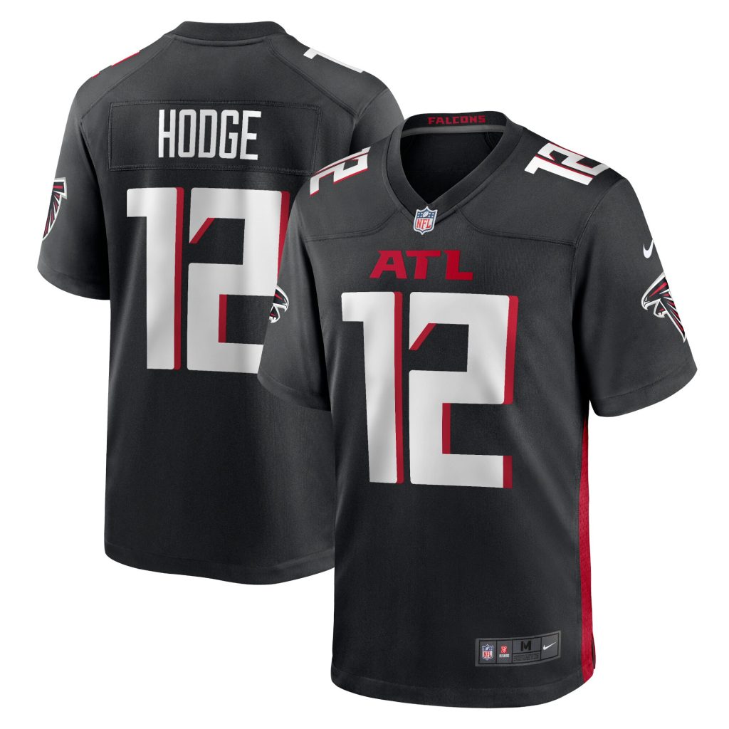 Men's Atlanta Falcons KhaDarel Hodge Nike Black Game Jersey