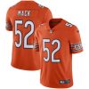 Men's Nike Khalil Mack Orange Chicago Bears Vapor Limited Jersey