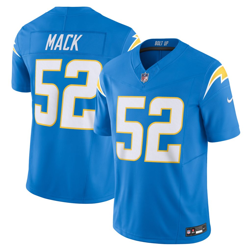 Men's Los Angeles Chargers Khalil Mack Nike Powder Blue Vapor F.U.S.E. Limited Jersey