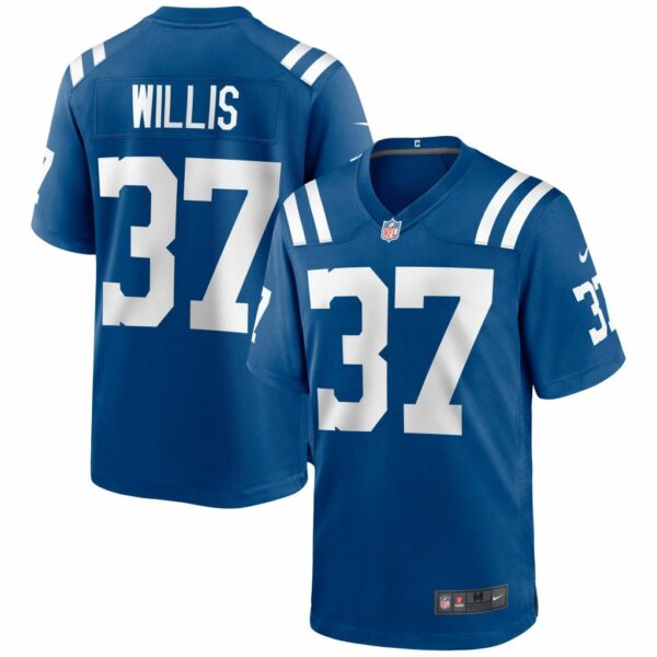 Men's Indianapolis Colts Khari Willis Nike Royal Game Jersey
