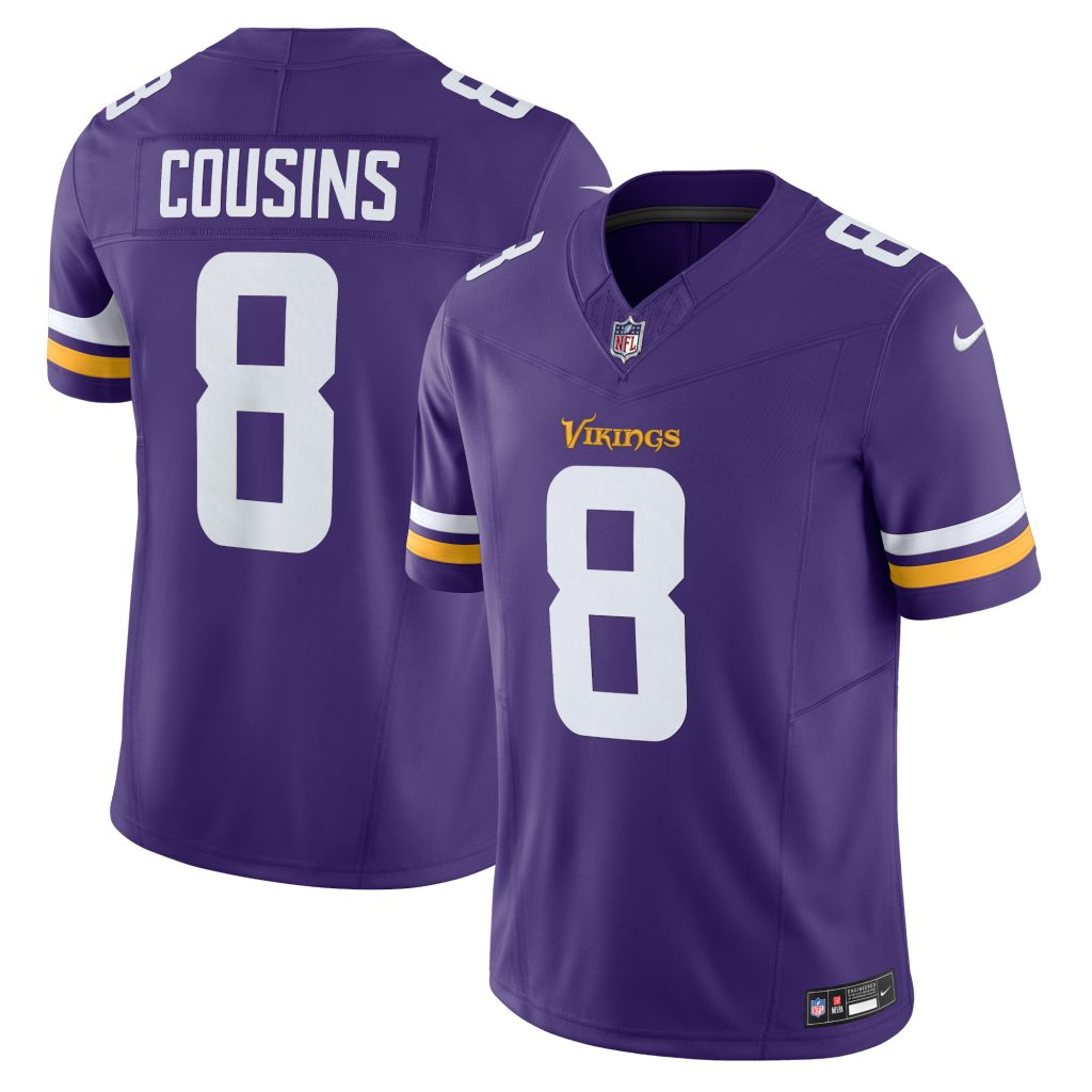 Men's Minnesota Vikings Kirk Cousins Nike Purple Vapor F.U.S.E. Limited Jersey