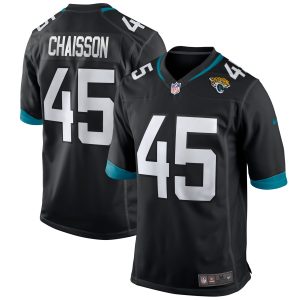 Men's Nike K'Lavon Chaisson Black Jacksonville Jaguars Game Jersey