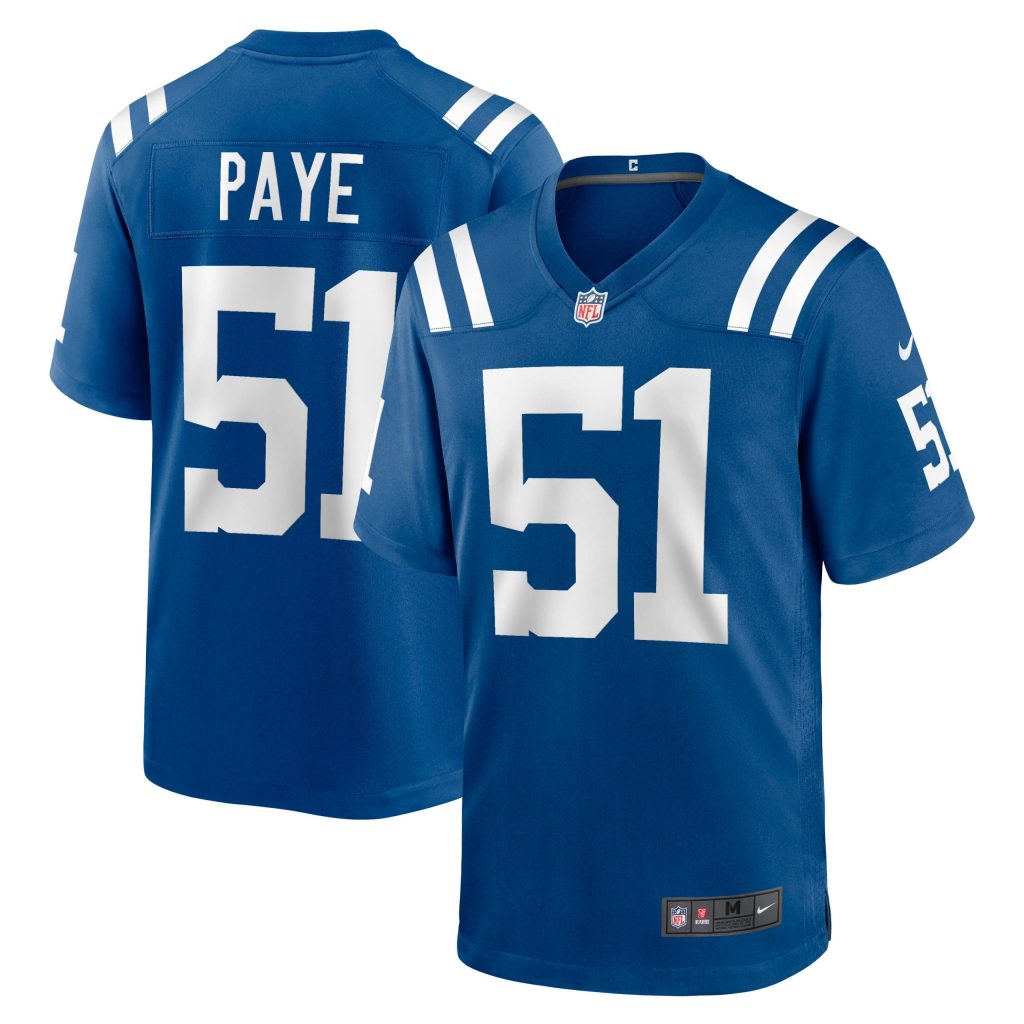 Men's Indianapolis Colts Kwity Paye Nike Royal Game Jersey