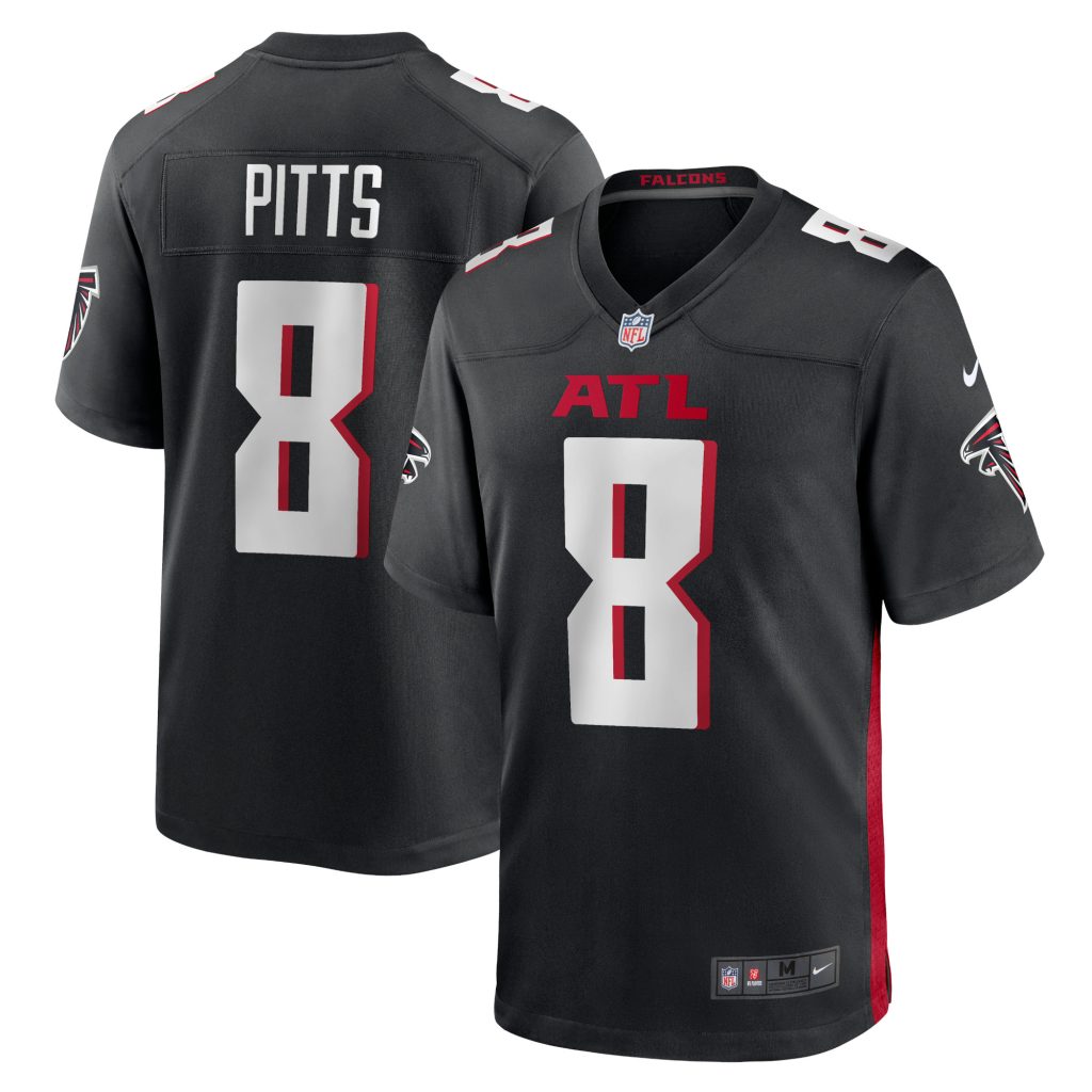 Kyle Pitts Atlanta Falcons Nike 2021 NFL Draft First Round Pick Game Jersey - Black
