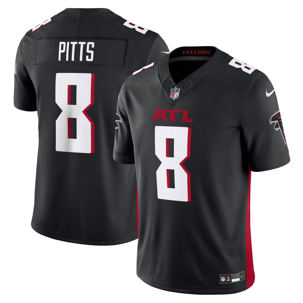 Men's Atlanta Falcons Kyle Pitts Nike Black Vapor F.U.S.E. Limited Jersey