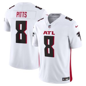 Men's Atlanta Falcons Kyle Pitts Nike White Vapor F.U.S.E. Limited Jersey