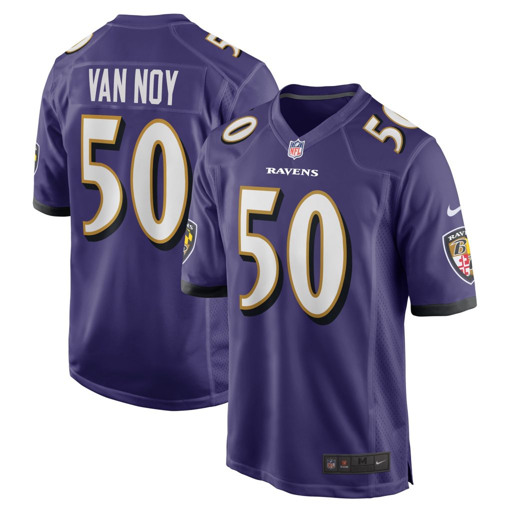 Kyle Van Noy Baltimore Ravens Nike  Game Jersey -  Purple