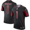 Men's Arizona Cardinals Kyler Murray Nike Black Color Rush Legend Player Jersey