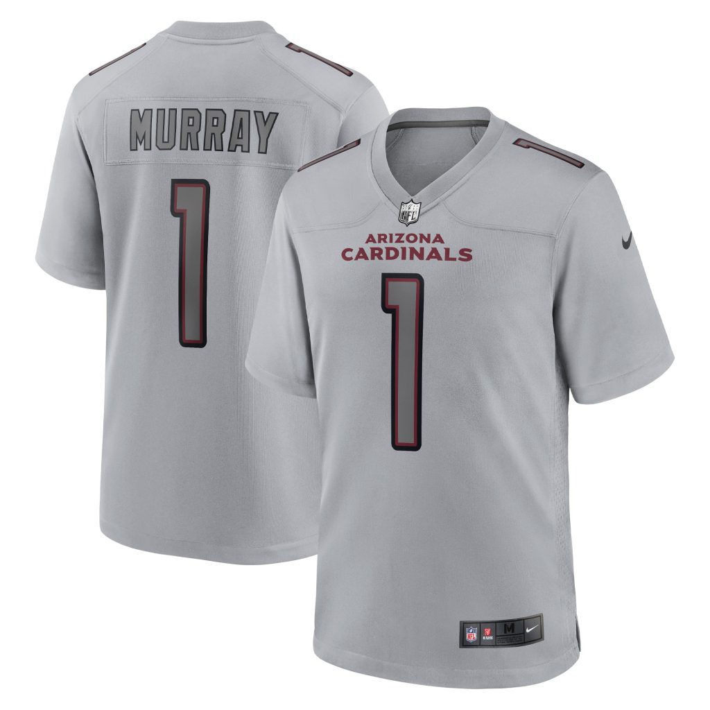 Men's Arizona Cardinals Kyler Murray Nike Gray Atmosphere Fashion Game Jersey
