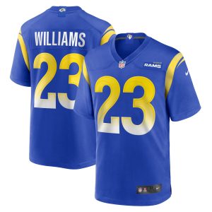 Men's Los Angeles Rams Kyren Williams Nike Royal Game Player Jersey