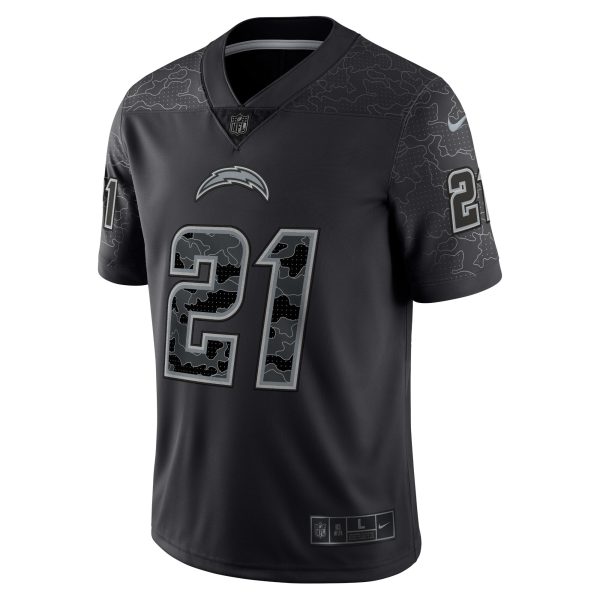 Men's Los Angeles Chargers LaDainian Tomlinson Nike Black Retired Player RFLCTV Limited Jersey