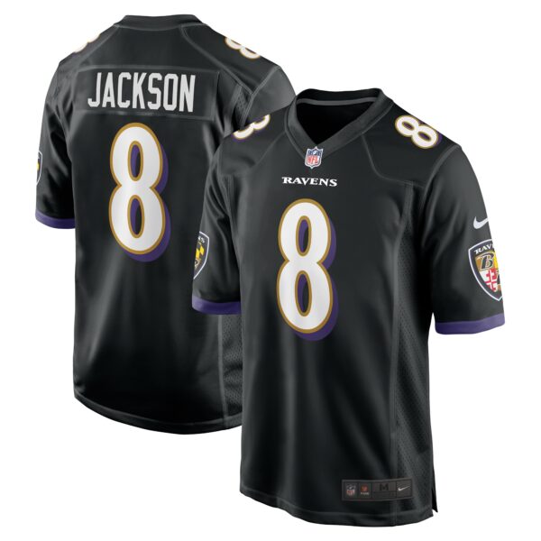 Lamar Jackson Baltimore Ravens Nike Alternate Game Jersey -  Black