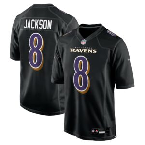 Lamar Jackson Baltimore Ravens Nike Fashion Game Jersey - Black