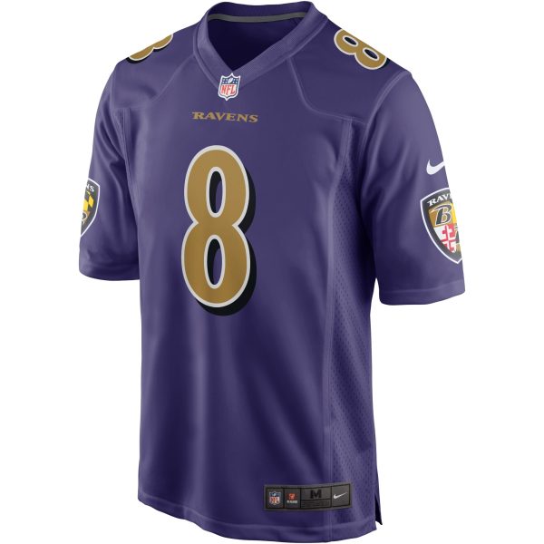 Men's Nike Lamar Jackson Purple Baltimore Ravens Alternate Game Jersey