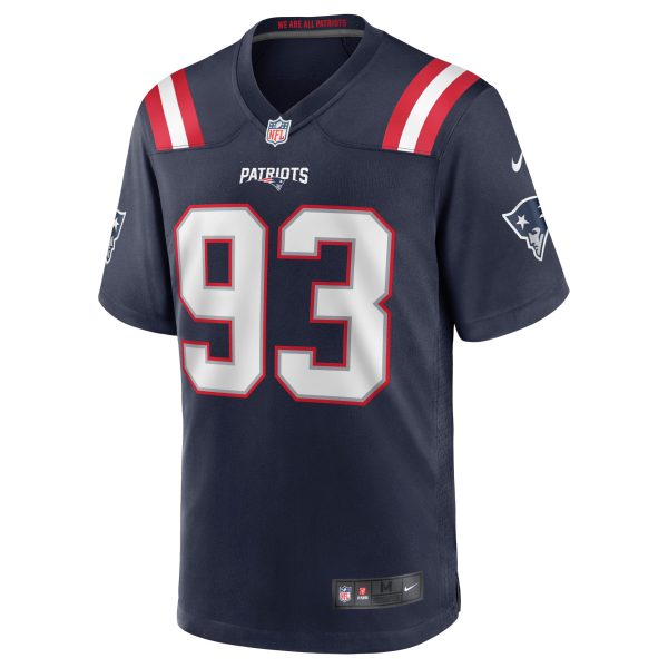 Men's New England Patriots Lawrence Guy Nike Navy Game Jersey
