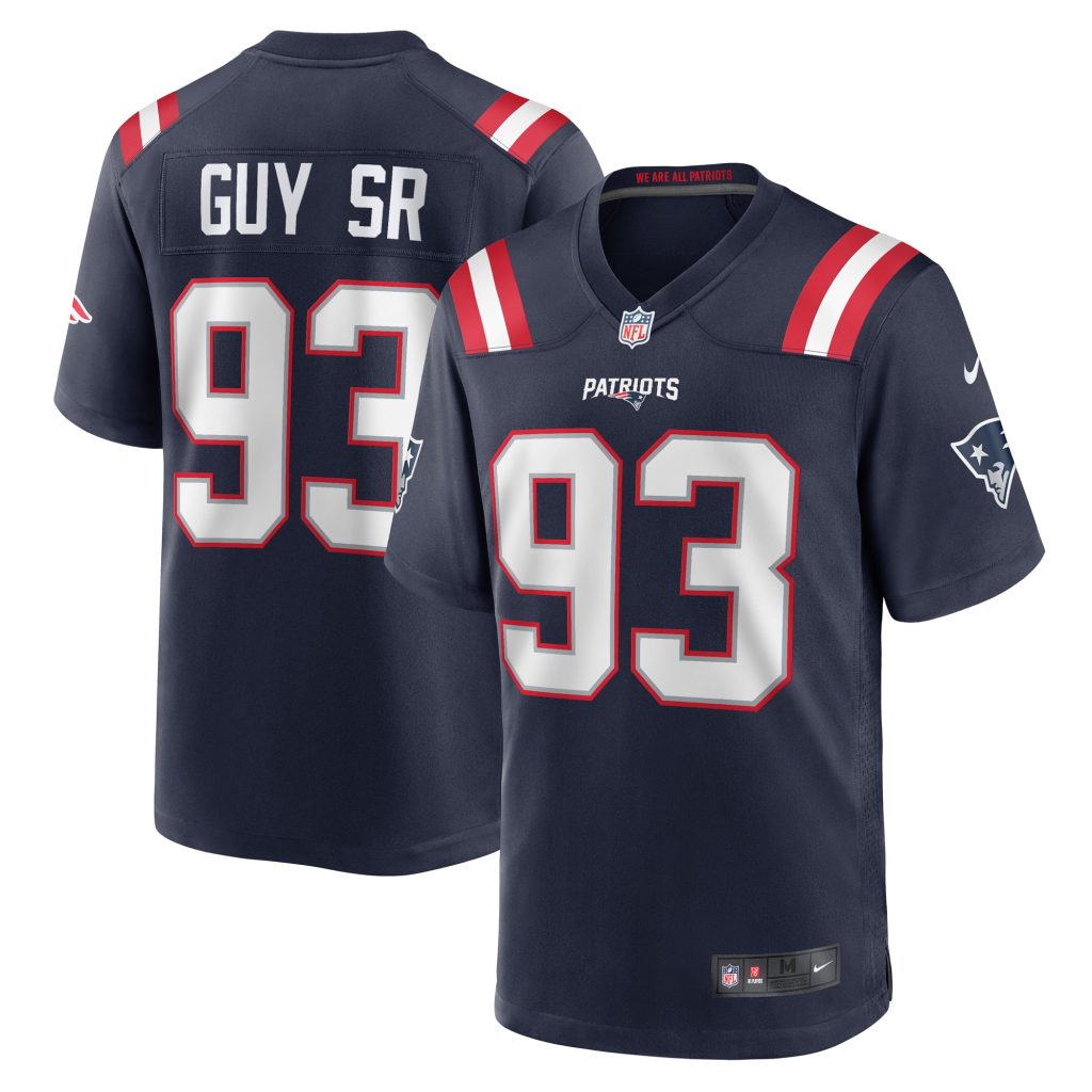 Lawrence Guy New England Patriots Nike Team Game Jersey -  Navy