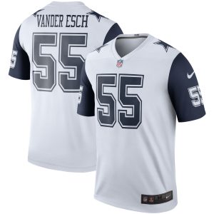 Men's Nike Leighton Vander Esch White Dallas Cowboys Color Rush Legend Player Jersey