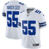 Men's Dallas Cowboys Leighton Vander Esch Nike White Vapor Limited Player Jersey