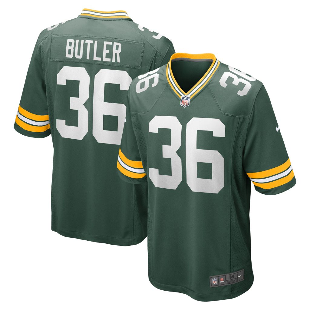 Men's Green Bay Packers LeRoy Butler Nike Green Retired Player Game Jersey