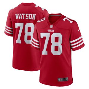 Men's San Francisco 49ers Leroy Watson Nike Scarlet Home Game Player Jersey