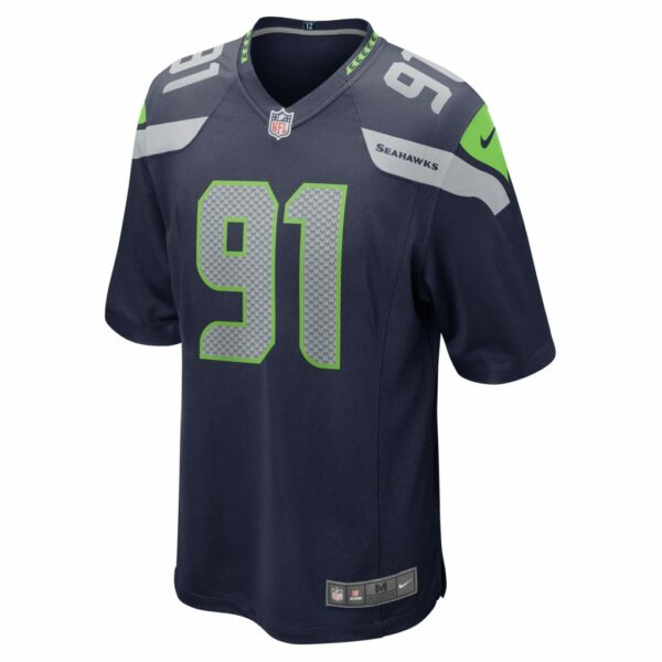 Men's Seattle Seahawks L.J. Collier Nike College Navy Game Jersey