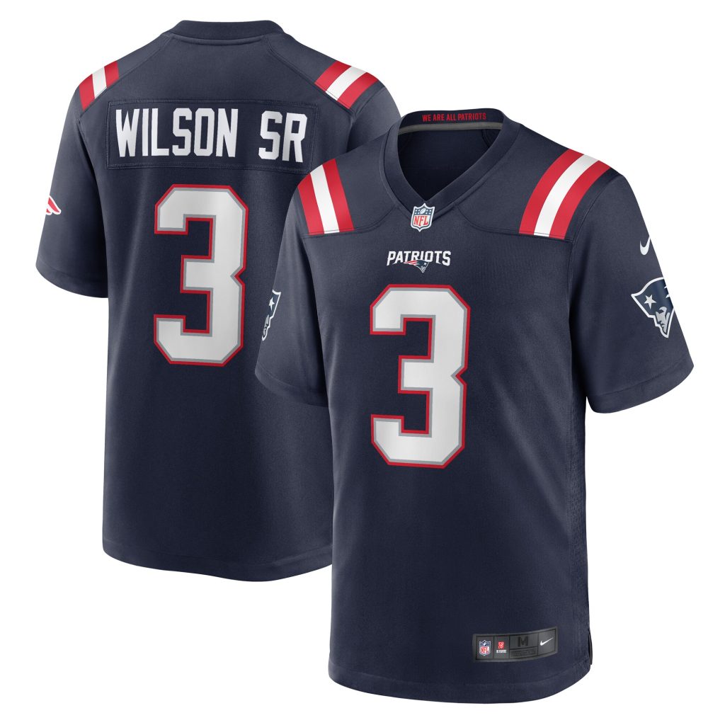 Mack Wilson New England Patriots Nike Team Game Jersey -  Navy