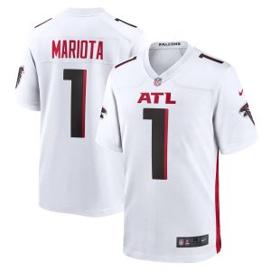 Men's Atlanta Falcons Marcus Mariota Nike White Game Player Jersey