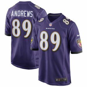 Men's Baltimore Ravens Mark Andrews Nike Purple Game Jersey