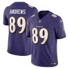 Men's Baltimore Ravens Mark Andrews Nike Purple Vapor F.U.S.E. Limited Jersey