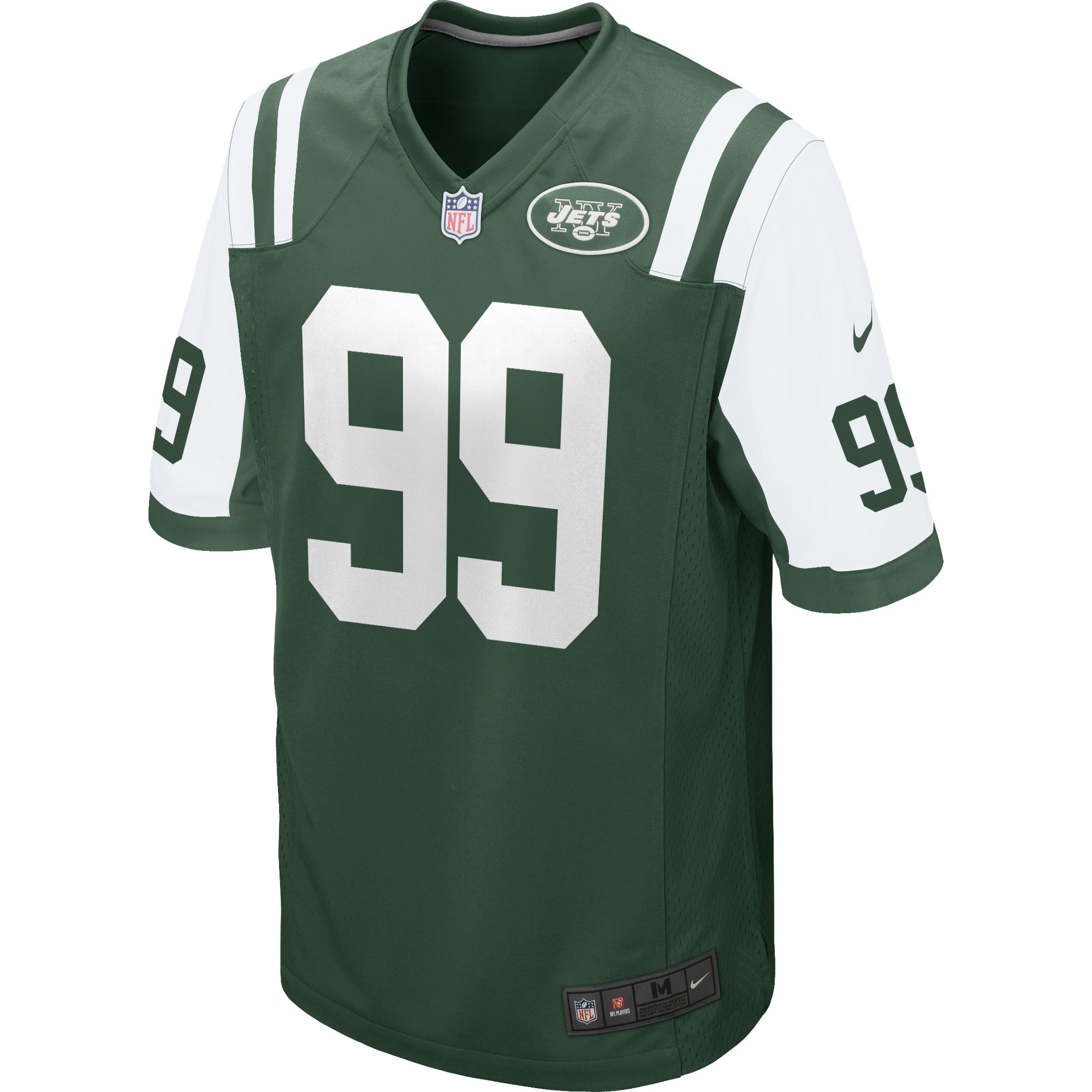 Men's New York Jets Mark Gastineau Nike Green Retired Player Game Jersey
