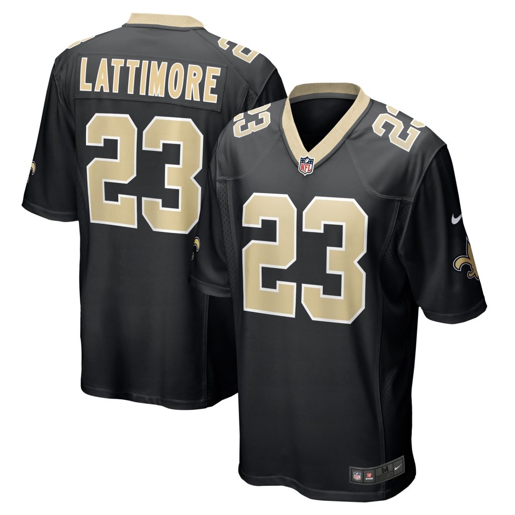 Marshon Lattimore New Orleans Saints Nike Team Game Jersey -  Black