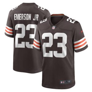 Men's Cleveland Browns Martin Emerson Jr. Nike Brown Game Player Jersey
