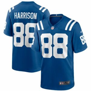 Men's Indianapolis Colts Marvin Harrison Nike Royal Game Retired Player Jersey