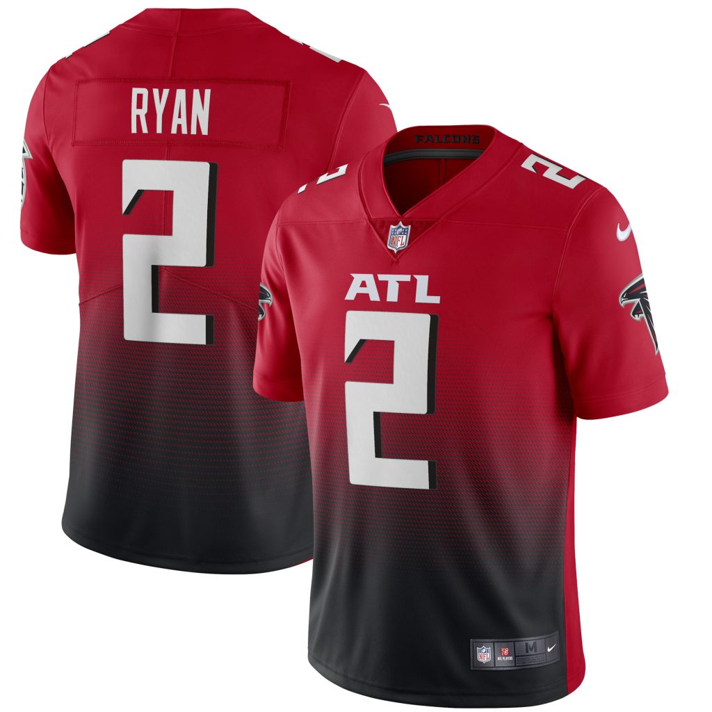 Men's Atlanta Falcons Matt Ryan Nike Red 2nd Alternate Vapor Limited Jersey