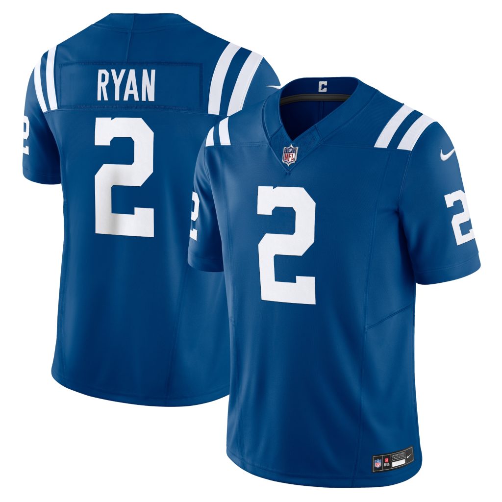 Men's Indianapolis Colts Matt Ryan Nike Royal Vapor F.U.S.E. Limited Jersey
