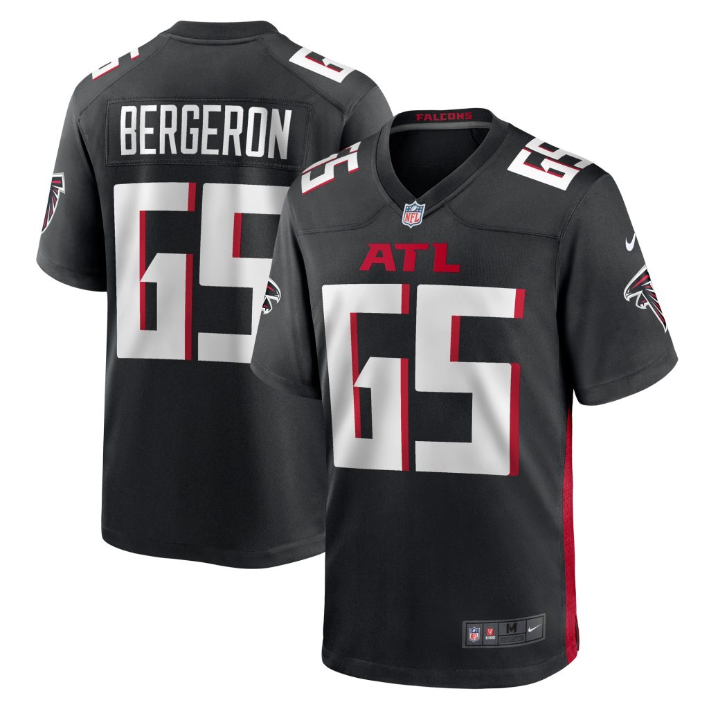 Matthew Bergeron Atlanta Falcons Nike Team Game Jersey -  Black
