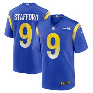 Men's Los Angeles Rams Matthew Stafford Nike Royal Player Game Jersey