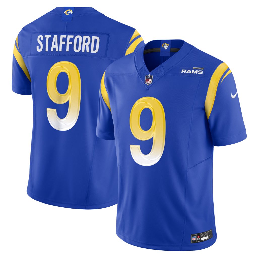 Men's Los Angeles Rams Matthew Stafford Nike Royal Vapor F.U.S.E. Limited Jersey