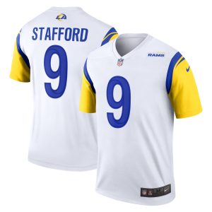 Men's Los Angeles Rams Matthew Stafford Nike White Legend Jersey
