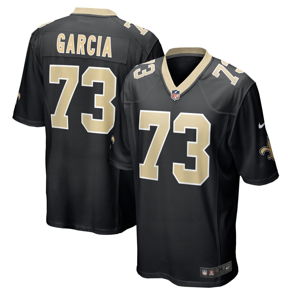 Max Garcia New Orleans Saints Nike Team Game Jersey -  Black