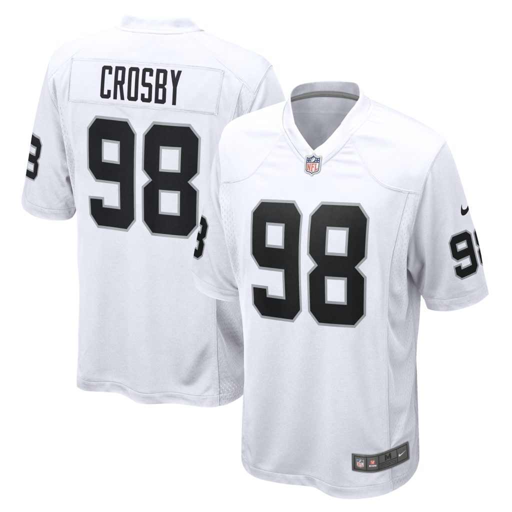 Maxx Crosby Las Vegas Raiders Nike  Game Jersey -  White