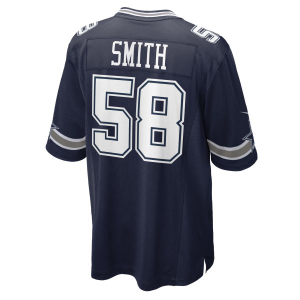 Men's Dallas Cowboys Mazi Smith Nike Navy 2023 NFL Draft First Round Pick Game Jersey