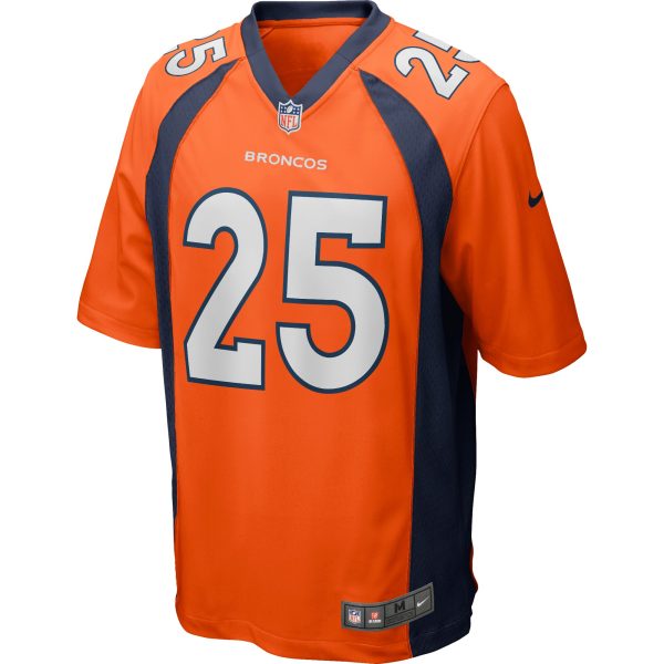Men's Denver Broncos Melvin Gordon III Nike Orange Game Jersey