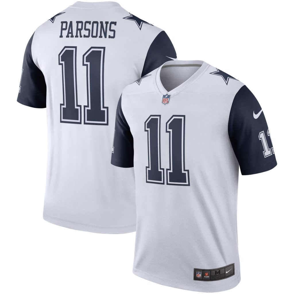 Men's Dallas Cowboys Micah Parsons Nike White Alternate Legend Jersey