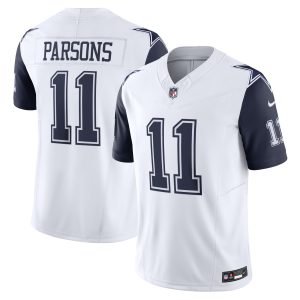 Men's Dallas Cowboys Micah Parsons Nike White Vapor F.U.S.E. Limited Jersey