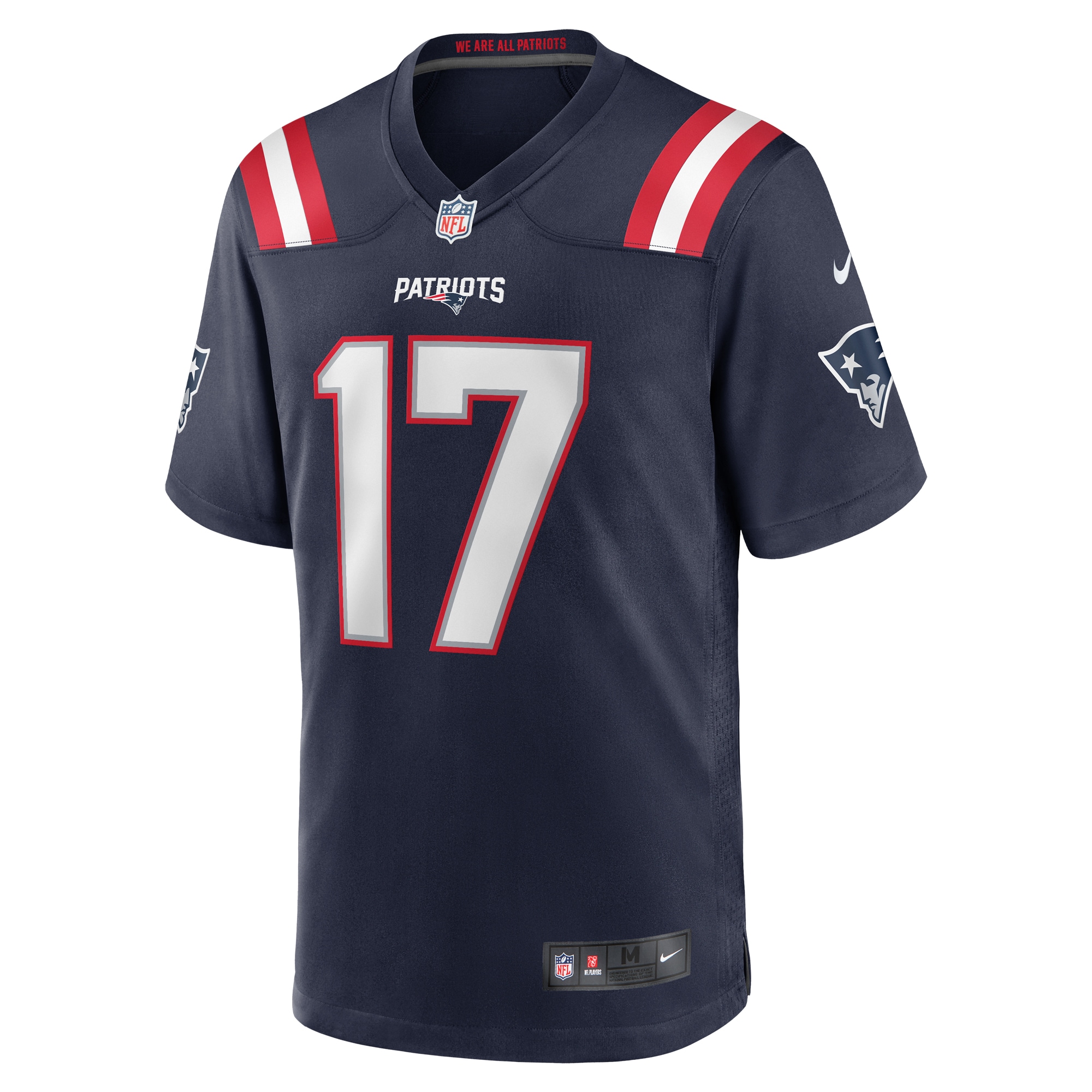 Men's New England Patriots Michael Palardy Nike Navy Home Game Player ...