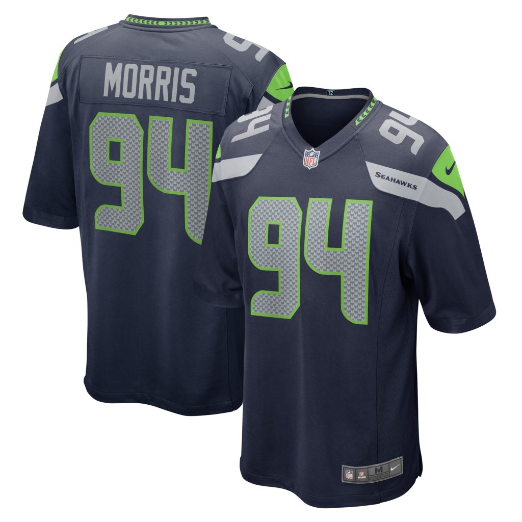 Mike Morris Seattle Seahawks Nike  Game Jersey - College Navy