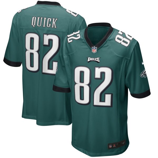 Men's Philadelphia Eagles Mike Quick Nike Midnight Green Game Retired Player Jersey